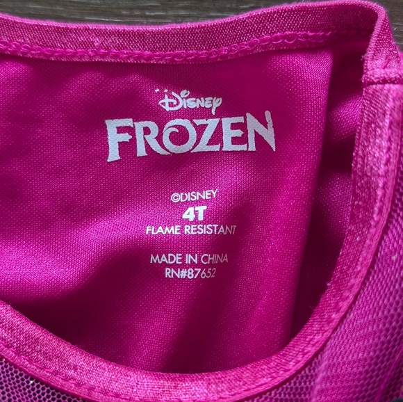Disney Frozen Anna Nightgown Dress Size 4T - Picture 3 of 6
